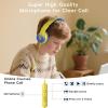imageKids Headphones Wired Headphones for Kids with Microphone 8594dB Volume Limiter Headphone for Girls Boys Foldable Headphone for Online Study Gradient BlueLight Yellow