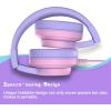 imageKids Headphones Wired Headphones for Kids with Microphone 8594dB Volume Limiter Headphone for Girls Boys Foldable Headphone for Online Study Gradient BlueGradient Red