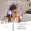 imageKids Headphones Wired Headphones for Kids with Microphone 8594dB Volume Limiter Headphone for Girls Boys Foldable Headphone for Online Study Gradient BlueGradient Deep Purple