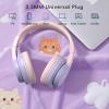 imageKids Headphones Wired Headphones for Kids with Microphone 8594dB Volume Limiter Headphone for Girls Boys Foldable Headphone for Online Study Gradient BlueGradient Pink