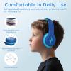imageKids Headphones for School 2 Pack Upgrade USB C Headphones for Kids Wired Headphone for Kid HD Stereo Sound Foldable Kid OverEar Headphone for BoysGirlsiPadPCTabletsTravelPinkBlueBule
